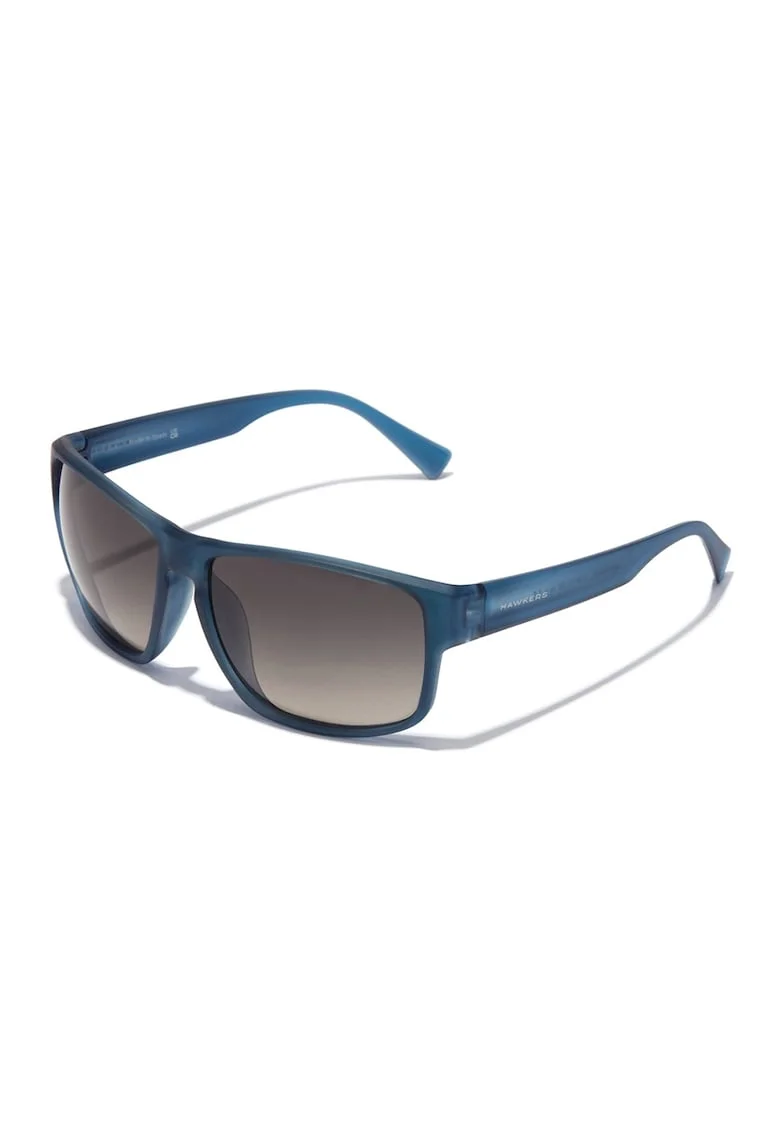 Ochelari de soare cu lentile patrate si model unisex, Albastru prafuit
