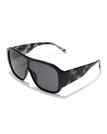Ochelari de soare shield cu model unisex, Negru