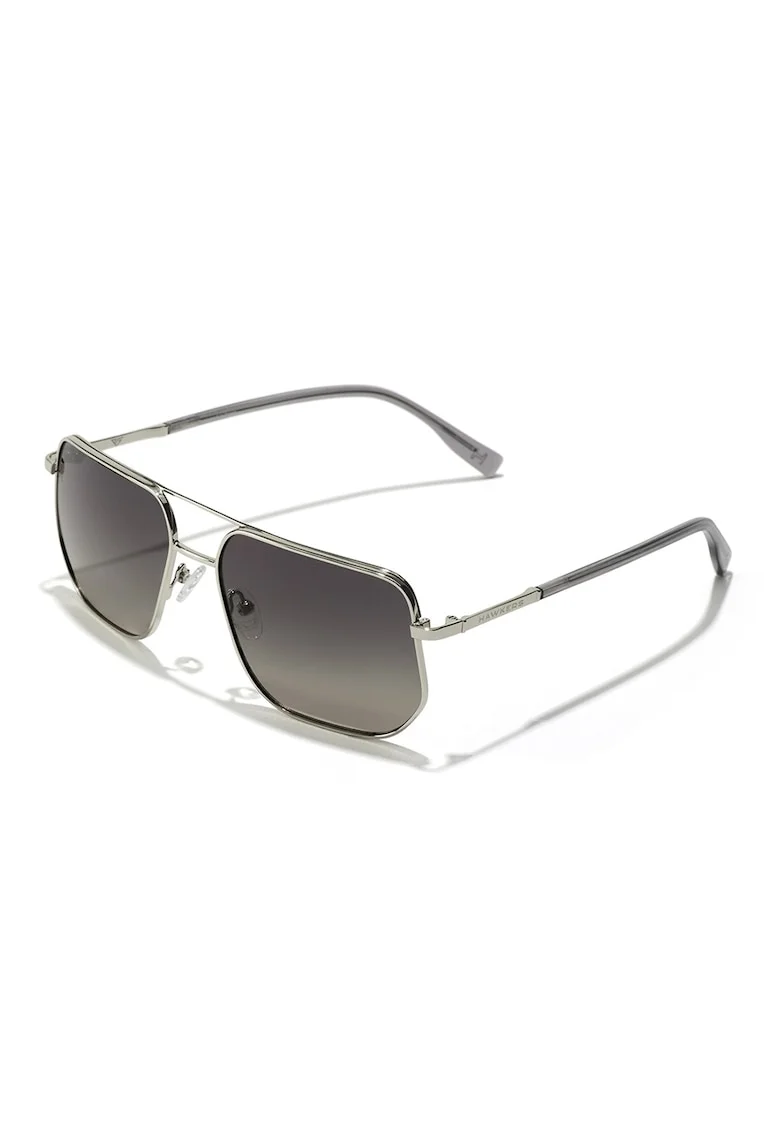 Ochelari de soare aviator cu lentille in degrade, Argintiu