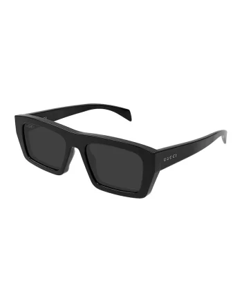 Ochelari de soare patrati cu lentile uni, Negru