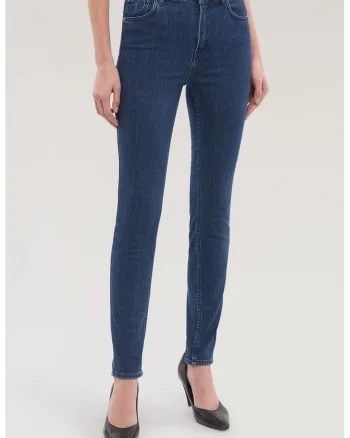 Blugi skinny uni, Albastru inchis