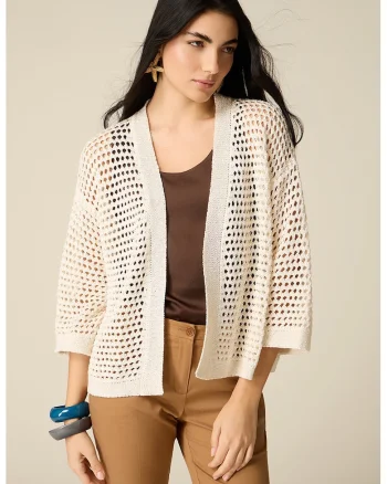 Cardigan lejer, Crem
