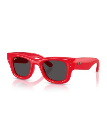 Ochelari de soare wayfarer unisex, Rosu