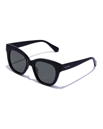 Ochelari de soare unisex polarizati cu lentile uni, Negru