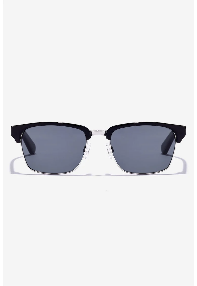 Ochelari de soare unisex polarizati clubmaster Classic Valmont, Negru