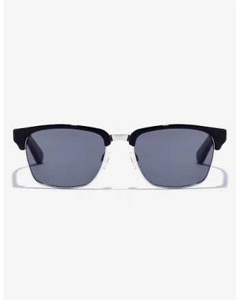 Ochelari de soare unisex polarizati clubmaster Classic Valmont, Negru