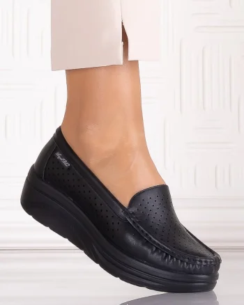 Pantofi dama casual Negrii din Piele Naturașă Anastassia