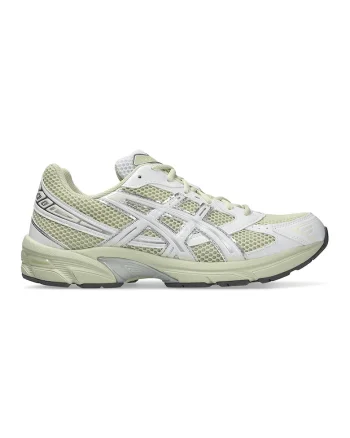 Pantofi sport din plasa cu garnituri din material sintetic Gel-1130, Galben deschis/Alb murdar
