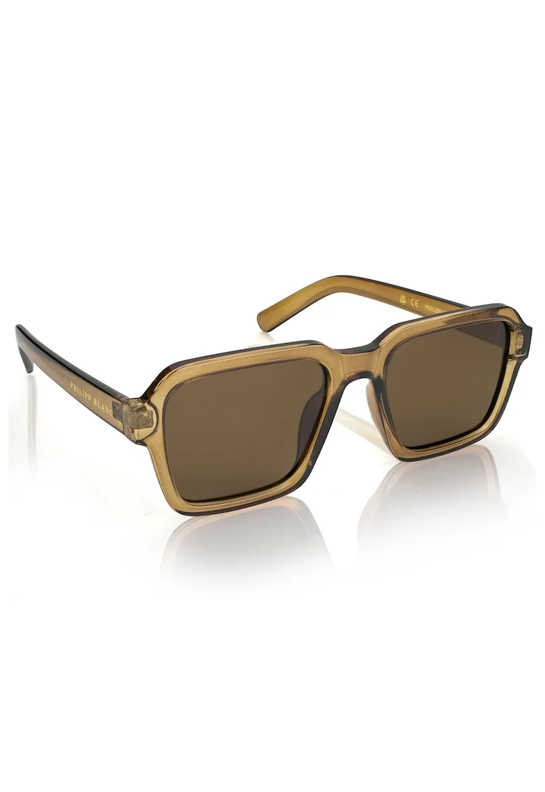 Ochelari de soare unisex dreptunghiulari polarizati, Caramel