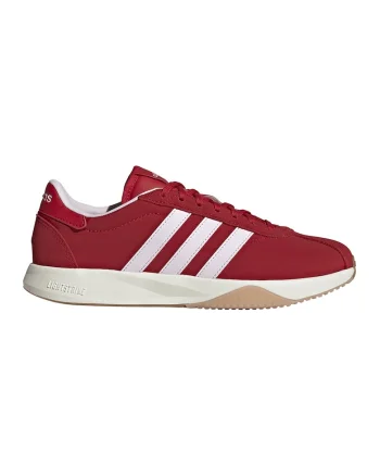Pantofi sport Run 76/26 cu detalii de piele intoarsa, Rosu/Alb optic
