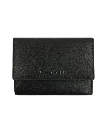 Portofel dama  Bella, multifunctional, piele naturala, 494823, Negru