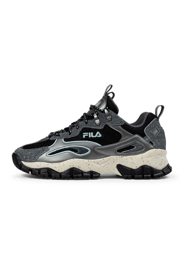 Pantofi sport cu garnituri de piele intoarsa Ray Tracer TR2, Negru/Gri inchis