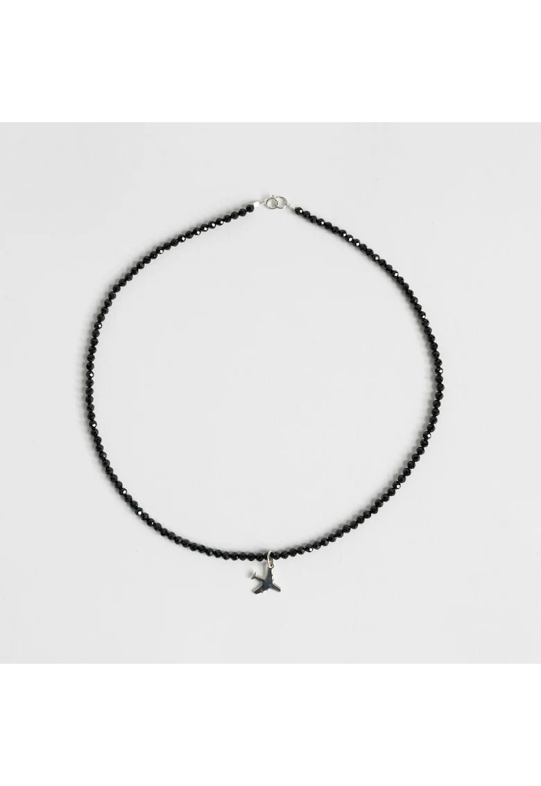Colier realizat din pietre semipretioase Spinel, accesorii argint