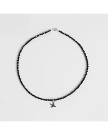 Colier realizat din pietre semipretioase Spinel, accesorii argint