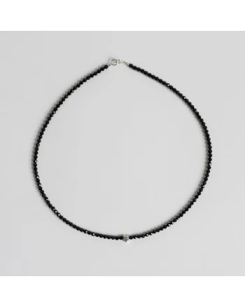 Colier realizat din pietre semipretioase Spinel, accesorii argint925