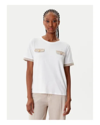 Tricou dama  albdwqf, Alb