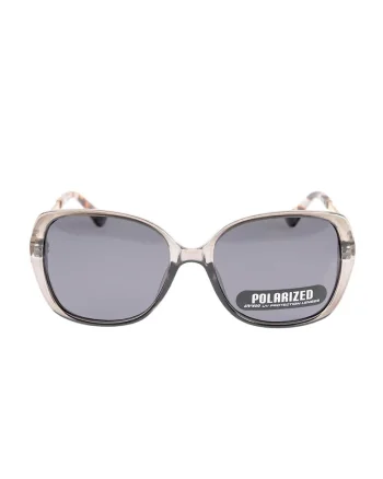 Ochelari de soare oversized cu rama translucida