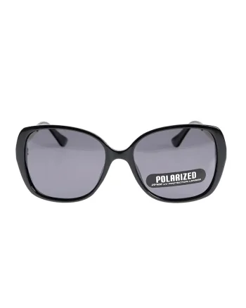 Ochelari de soare  rame negre, brate metalice, lentile polarizate,