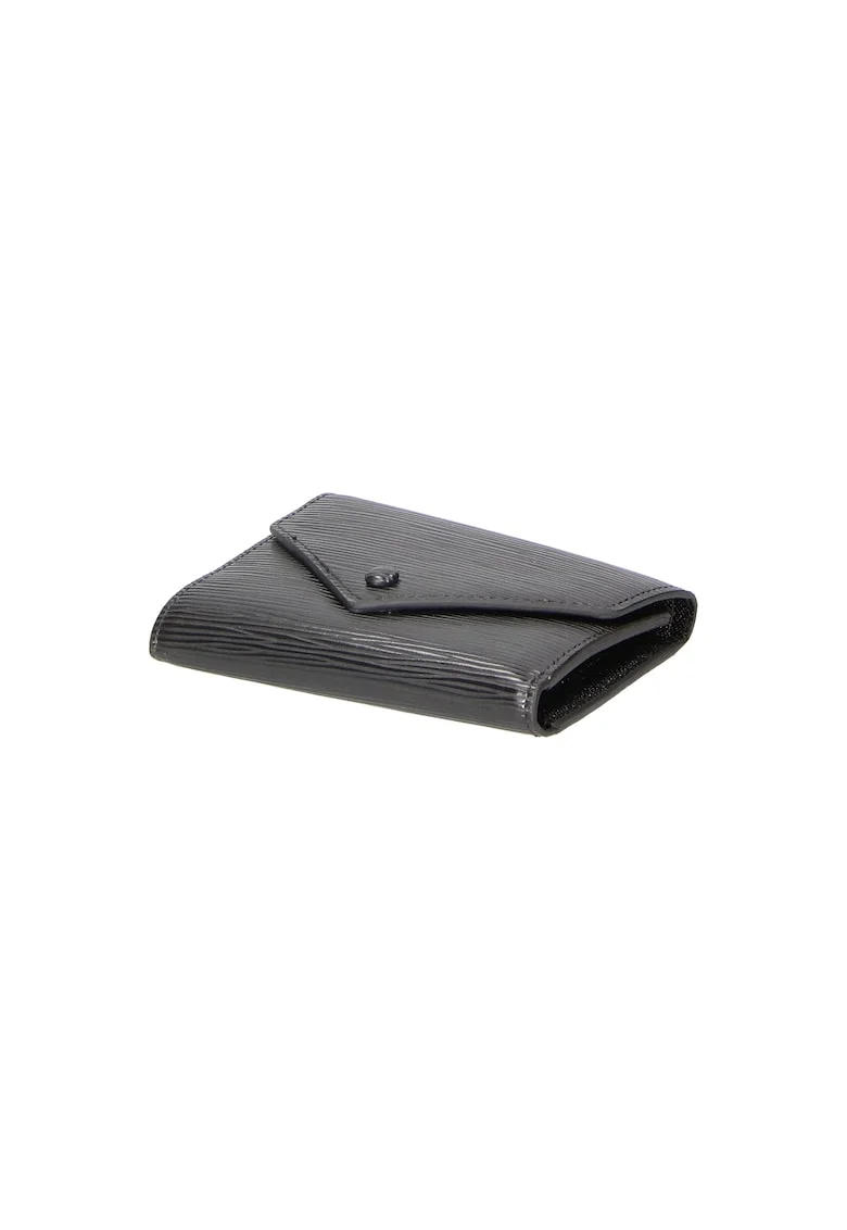 Portofel de piele cu clapa