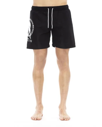 Pantaloni scurti de baie cu imprimeu logo