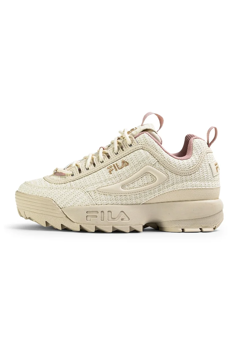 Pantofi sport masivi de piele ecologica Disruptor, Bej