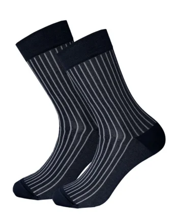 Sosete lungi bumbac barbati, SBGW5MERC.2DUNGI, Bleumarin