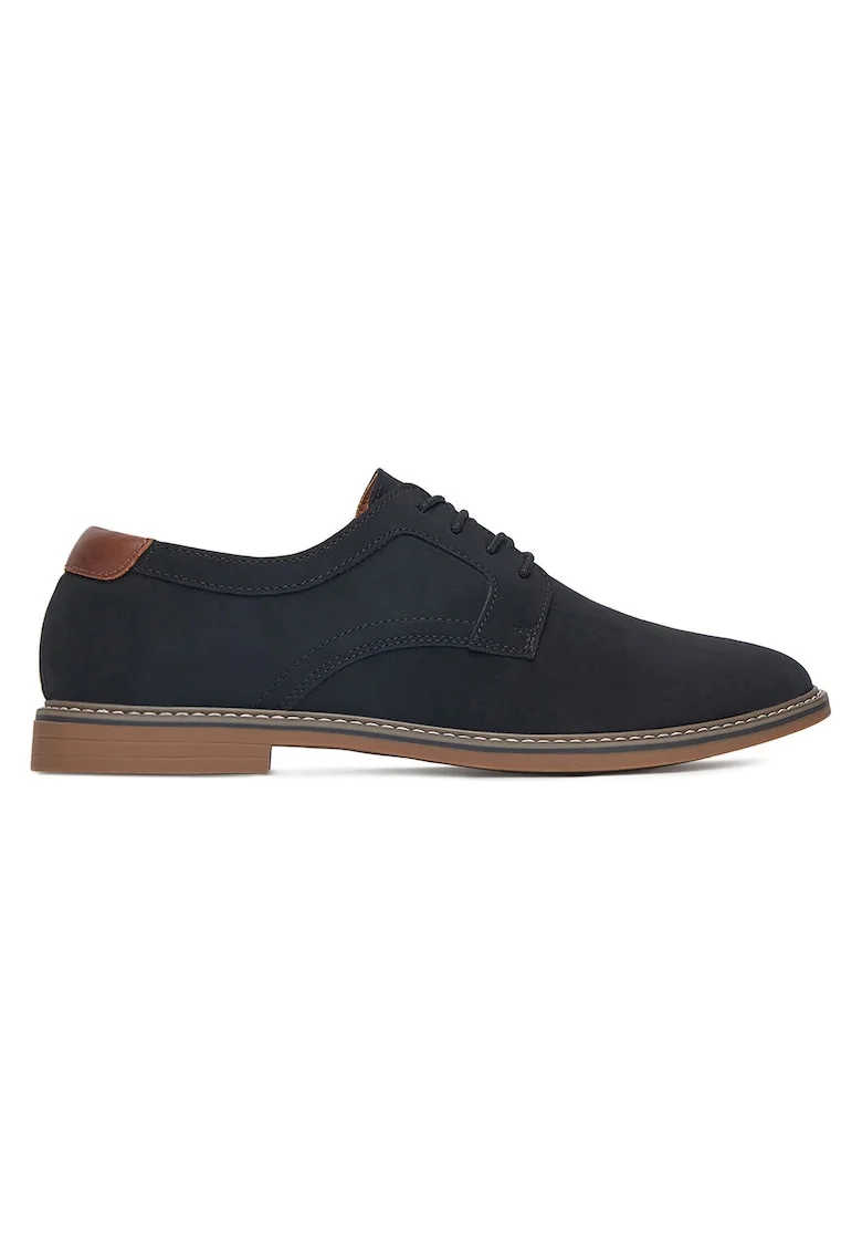 Pantofi barbati,  piele ecologica, negru,