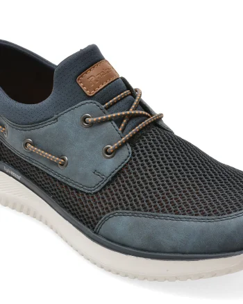 Pantofi sport RIEKER bleumarin, B9643, din material textil