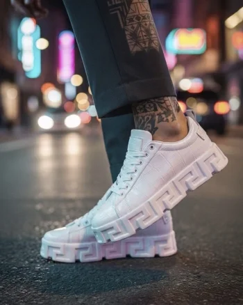 Adidasi barbati casual  VSC  albi 0825