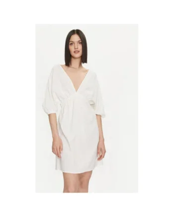Rochie dama,  304191282, Bumbac, Bej, Bej
