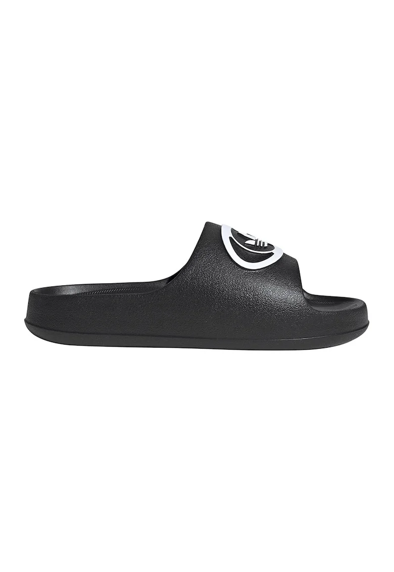 Papuci Adilette 00s cu imprimeu logo, Negru