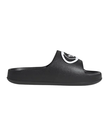 Papuci Adilette 00s cu imprimeu logo, Negru