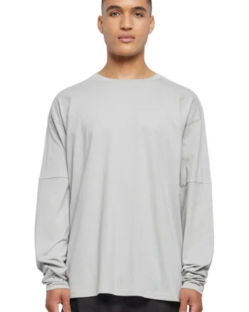 Bluza lejera cu maneci cazute, Gri pal