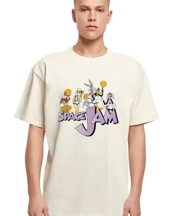 Tricou cu imprimeu desene animate, Portocaliu/Lila/Crem