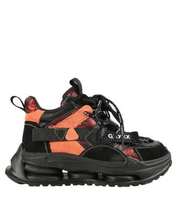 Pantofi sport, dama,  36889A negru, piele intoarsa, Negru