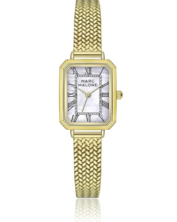 Ceas cu Mother Of Pearl pe cadran, Auriu