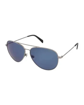 Ochelari de soare aviator cu model unisex, Argintiu