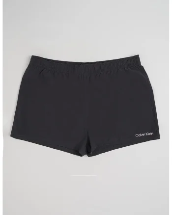 Pantaloni scurti de baie cu logo, Negru carbon