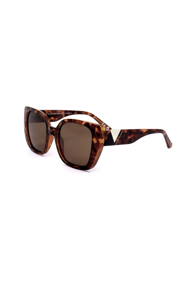 Ochelari de soare butterfly cu lentile polarizate, Maro/Bej