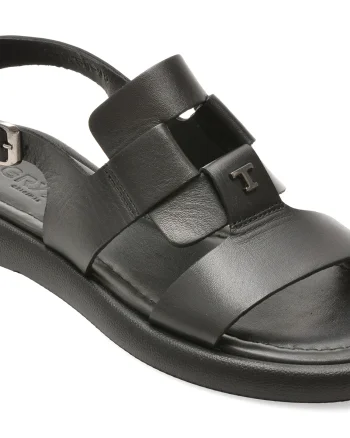 Sandale GRYXX negre, 1766259, din piele naturala