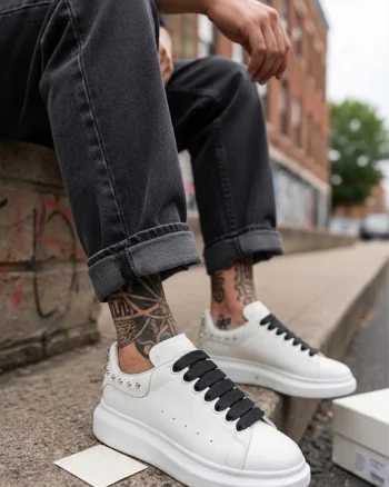 Adidasi barbati casual   albi 6626