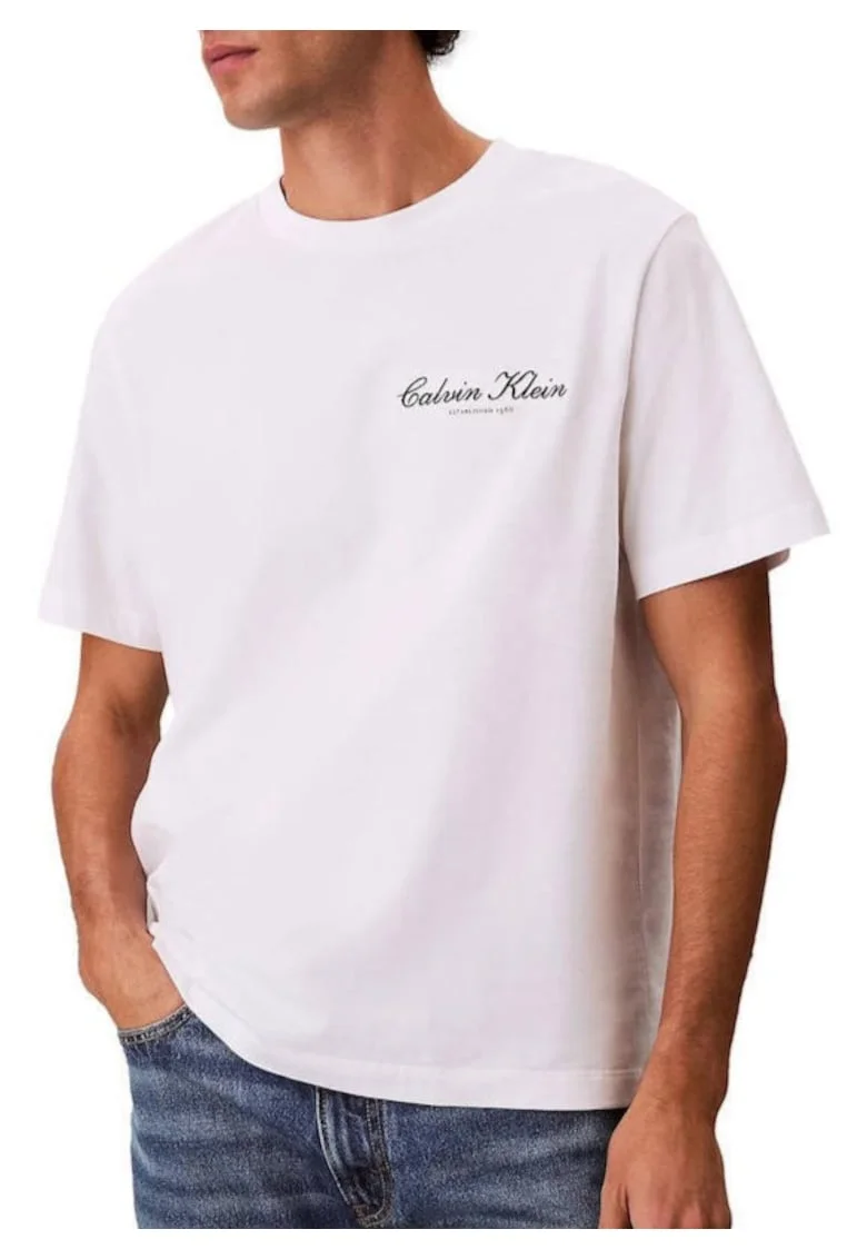 Tricou barbati  20S MARCH GRAPHIC SEASONAL FASHI, Bumbac, Alb, Alb
