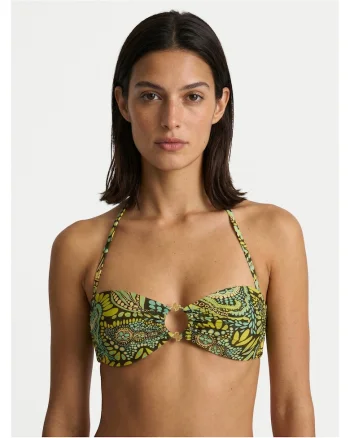 Top de bikini pentru femei, Verde, Verde