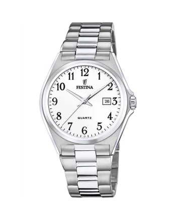Ceas barbatesc  F20552/1 Quartz Argintiu