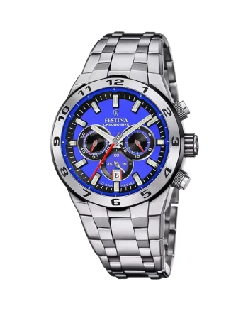Ceas barbatesc  F20670/3 Quartz Argintiu