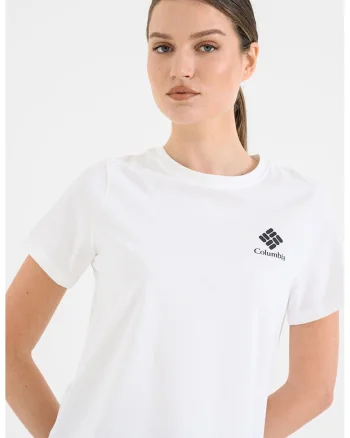 Tricou din bumbac organic Rolling Bend™, Alb