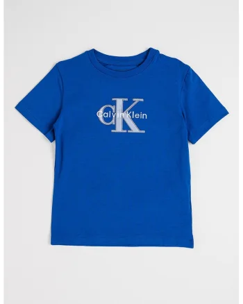Tricou cu imprimeu logo, Albastru royal