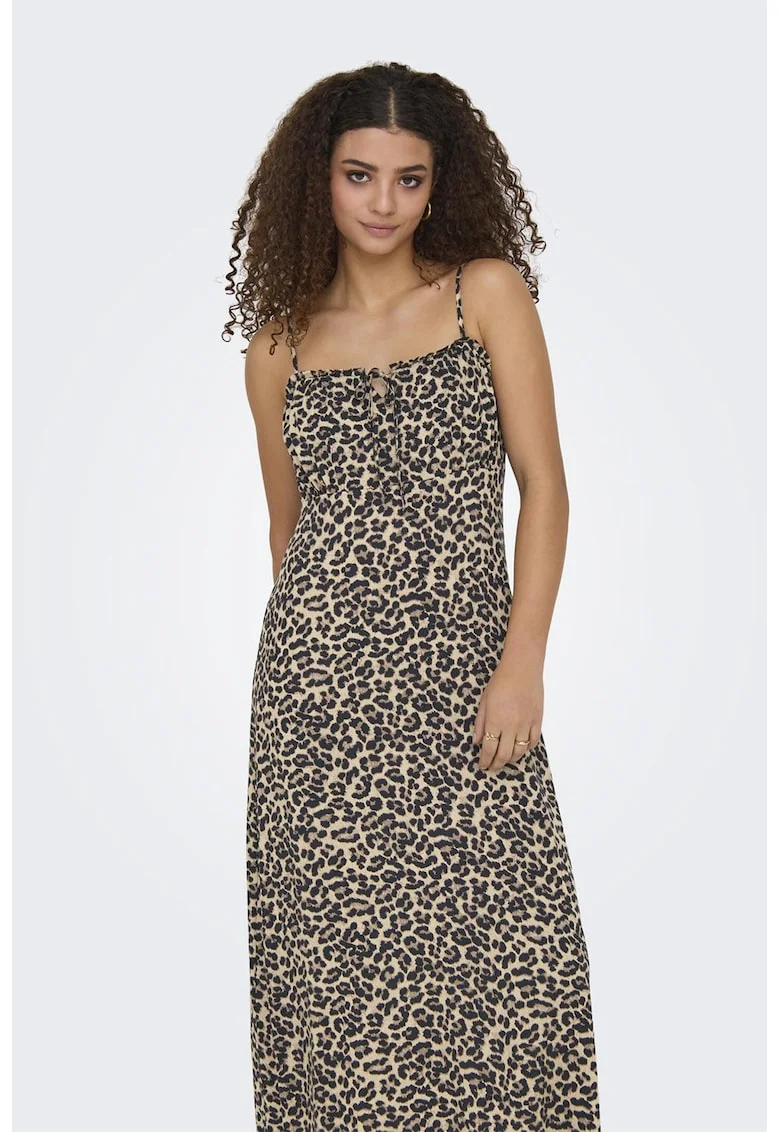 Rochie vaporoasa si evazata, Maro taupe/Maro pamantiu
