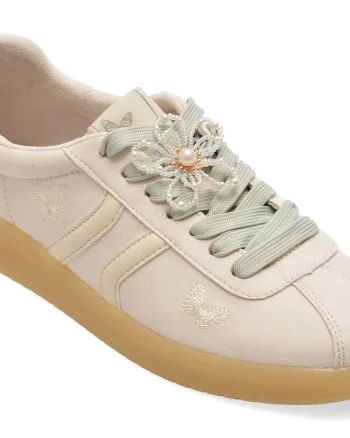 Pantofi sport ALDO albi, 14296275, din piele intoarsa ecologica