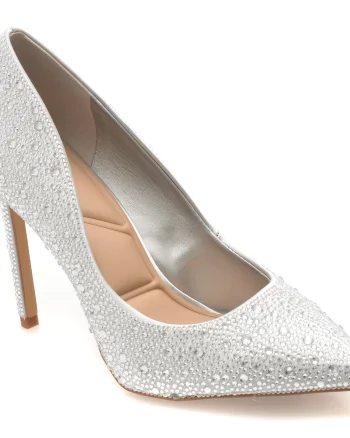 Pantofi eleganti ALDO argintii, 13839980, din material textil